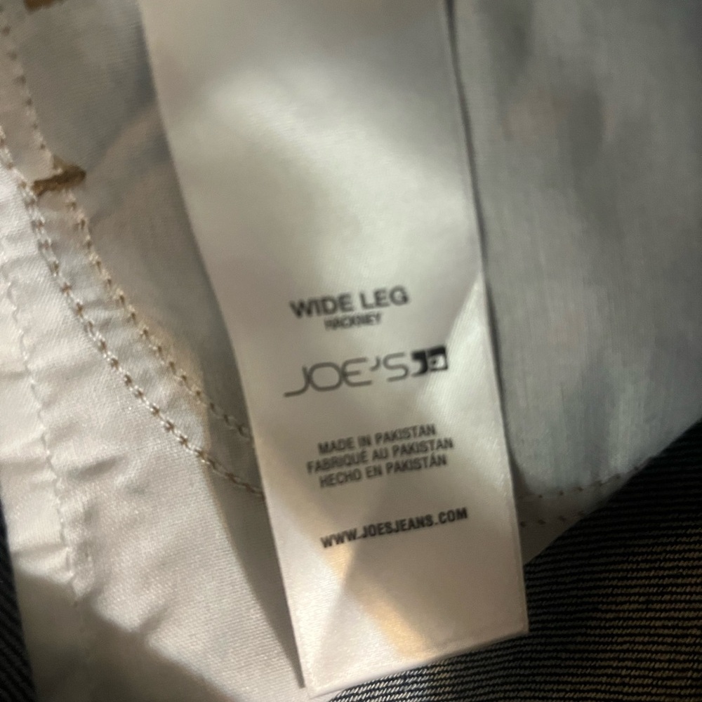 New Joe’s Jeans Hackney High Rise Wide Leg Cuff Jeans - Dark Wash 29 - Picture 3 of 6